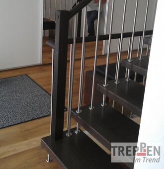 Holztreppe mit Longlife-Stufen