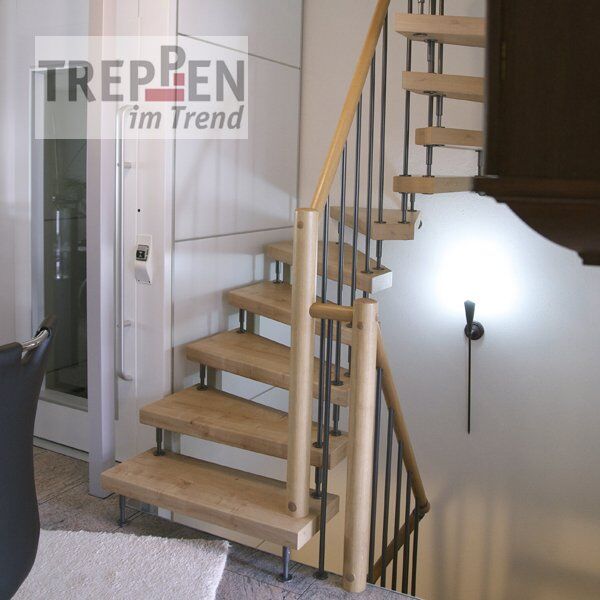 Holztreppe mit Longlife-Stufen