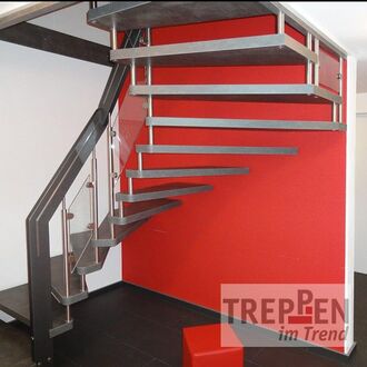 Holztreppe mit Longlife-Stufen