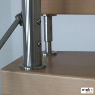 Holztreppe mit Longlife-Stufen