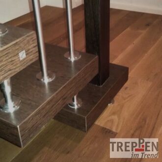 Holztreppe mit Longlife-Stufen