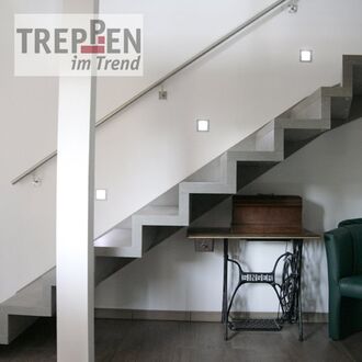 Holztreppe mit Longlife-Stufen