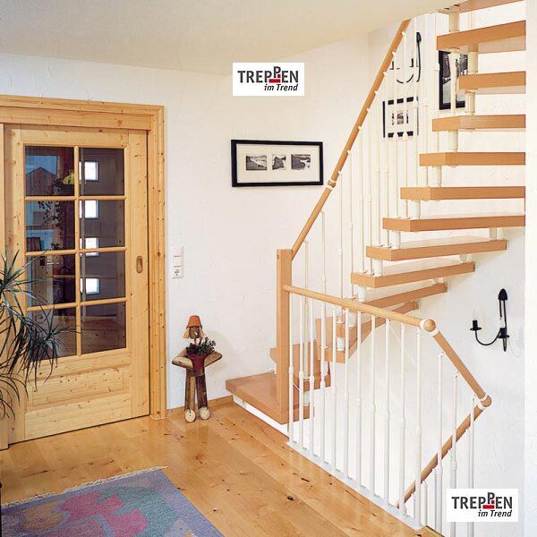 Holztreppe mit Longlife-Stufen