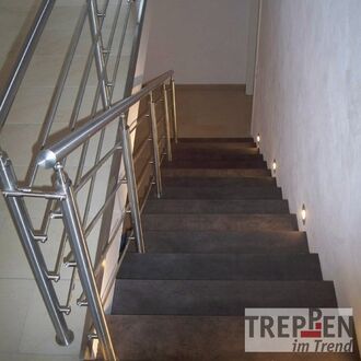 Holztreppe mit Longlife-Stufen