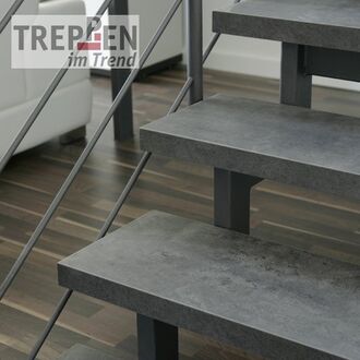 Metalltreppe mit Longlife-Stufen