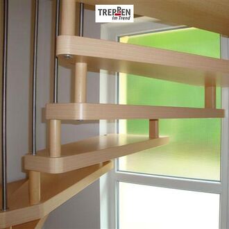 Holztreppe mit Longlife-Stufen